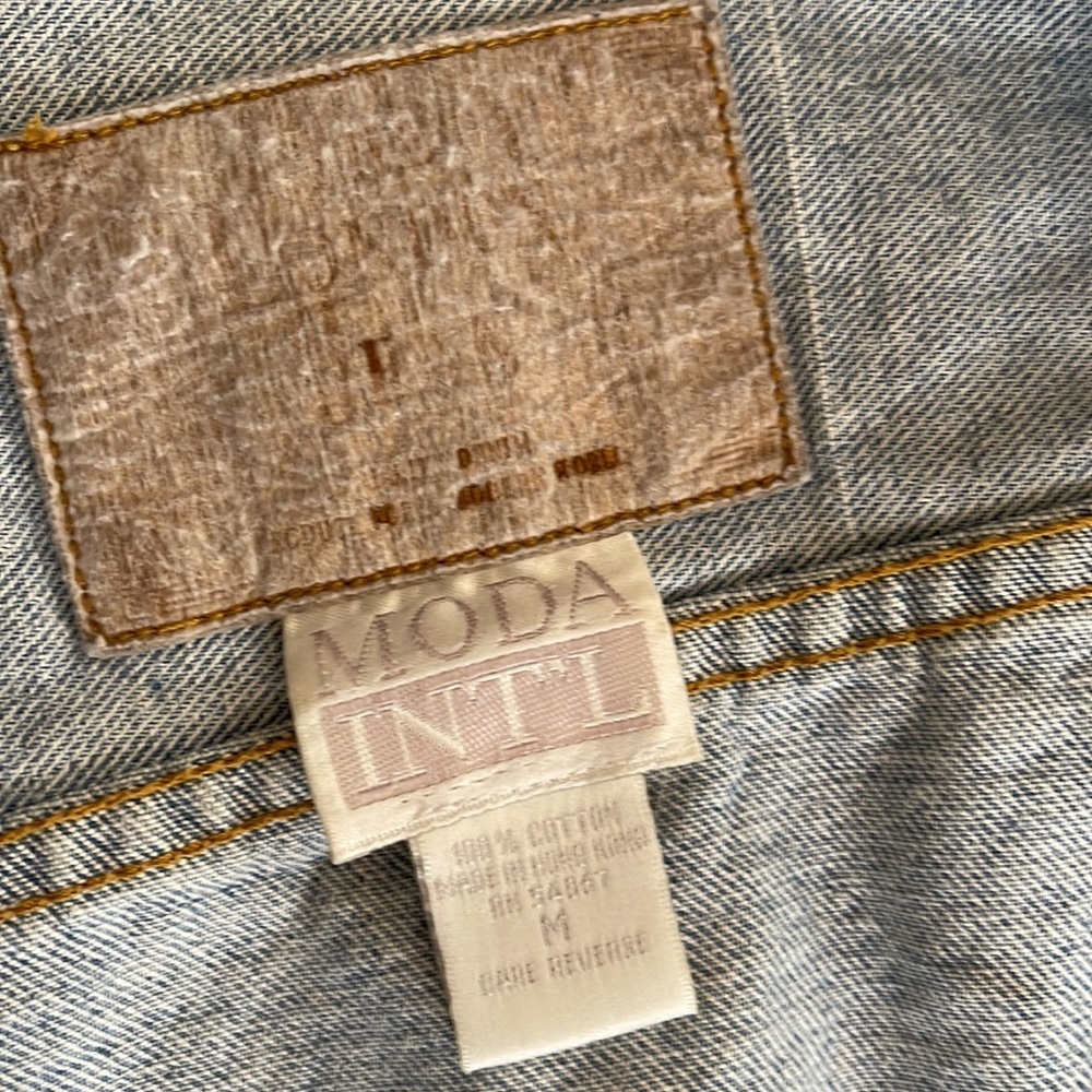 Cropped Jean jacket - Picture 3 of 4